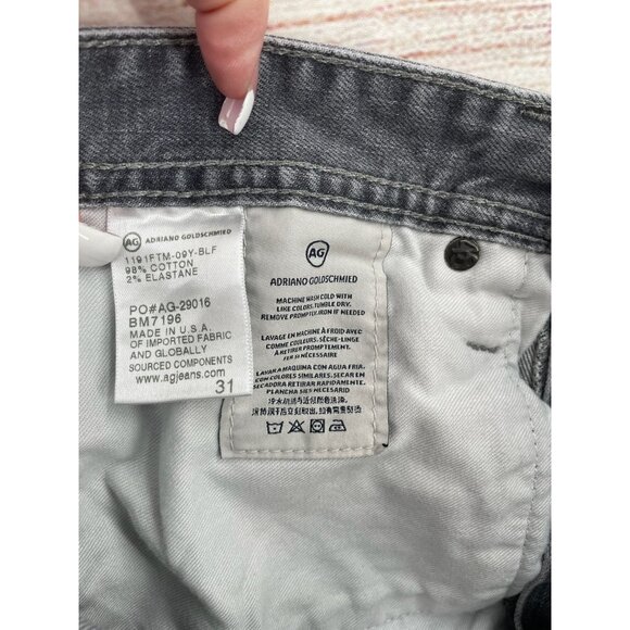 AG Adriano Goldschmied The Nomad Modern Slim Jeans Men's Size 31 Gray - Picture 7 of 9